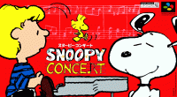 Snoopy Concert Super Famicom  box art